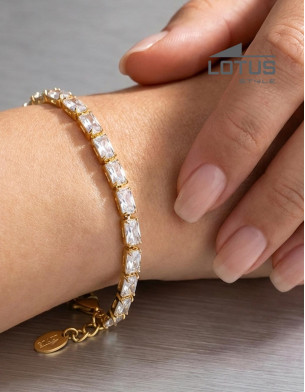 Lotus Style stainless steel bracelet